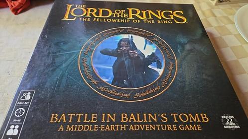 bordspel warhammer The Lord  the Rings battle in Balins Tomb, Hobby en Vrije tijd, Gezelschapsspellen | Bordspellen, Nieuw, Een of twee spelers