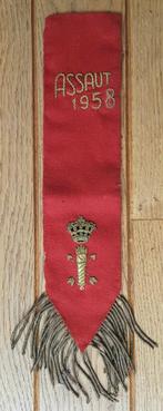 Marine boekenlegger Assaut 1958?, Verzamelen, Militaria | Algemeen, Ophalen of Verzenden, Marine, Nederland, Embleem of Badge