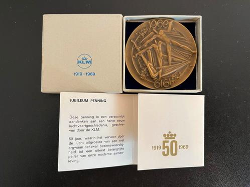 KLM Penning 1919 - 1969, Verzamelen, KLM Huisjes, Zo goed als nieuw, 1 t/m 20, Ophalen of Verzenden