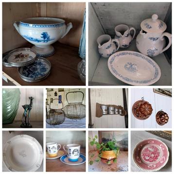 Vintage, brocante, antieke spulletjes  beschikbaar voor biedingen