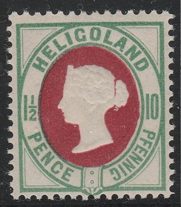 	 HELGOLAND - HELIGOLAND - Mi.14e - 1890 postfris origineel beschikbaar voor biedingen
