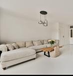 Crème bank, Huis en Inrichting, Banken | Sofa's en Chaises Longues, Ophalen, Gebruikt, Lounge bank, 150 tot 200 cm