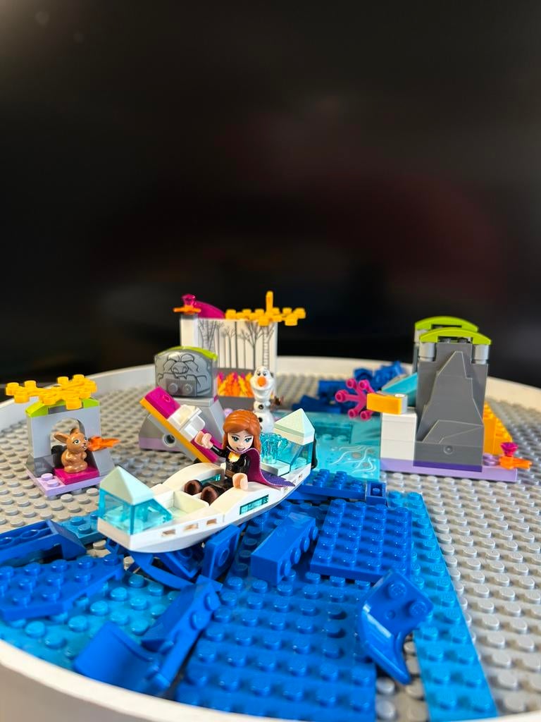 LEGO Disney Frozen set (41165) Anna's Kano-expeditie, Ophalen of Verzenden, Zo goed als nieuw