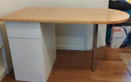 IKEA Barstoel & Tafel met Ladekast, Huis en Inrichting, Tafels | Eettafels, Ophalen
