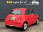 Fiat 500 1.2 Lounge *koraalrood *navigatie *chroompakket, Voorwielaandrijving, Stof, Gebruikt, 4 cilinders