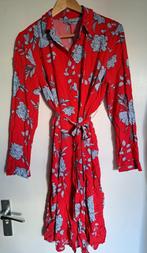 Rood jurkje met Bloemen - maat L, Maat 42/44 (L), Knielengte, Ophalen of Verzenden, Zo goed als nieuw