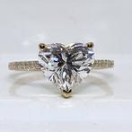 21 Lab Grown 3.22 Carat Diamanten ring, Certificaat, 17.3 mm, Verzenden, Geen, Geel, Nieuw