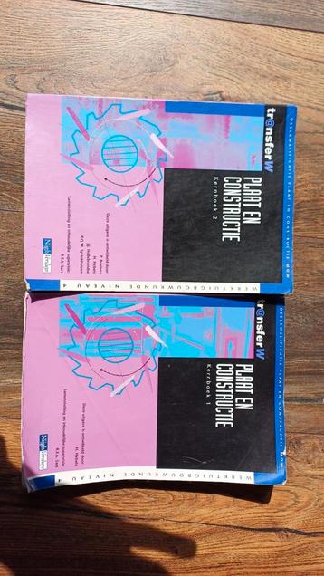 Plaat en constructie kernboek 1 en 2 beschikbaar voor biedingen