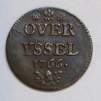 Duit Overijssel 1766. Pr/Unc., Ophalen of Verzenden, Vóór koninkrijk, Overige waardes, Losse munt