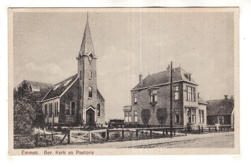Emmen Gereformeerde Pastorie, Verzenden, Voor 1920, Drenthe