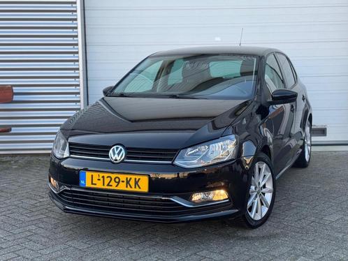 VOLKASWAGEN POLO 1.2 TSI 2014 APK ZWART HIGHLINE AIRCO PDC, Auto's, Volkswagen, Bedrijf, Polo, ABS, Airbags, Airconditioning, Alarm