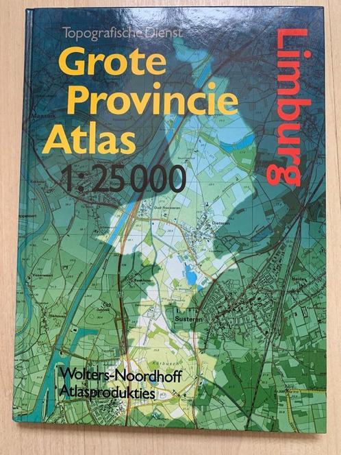 Grote Provincie Atlas Limburg, Boeken, Atlassen en Landkaarten, Zo goed als nieuw, Overige atlassen, Nederland, 1800 tot 2000