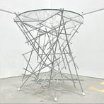 Bijzettafel Fratelli Campana Alessi mod Blow Up design, Ophalen, Metaal of Aluminium, Minder dan 45 cm