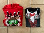 Kersttrui en kerst longsleeve maat 146, Ophalen of Verzenden, Zo goed als nieuw, Jongen, Shirt of Longsleeve