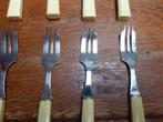 12-delig art deco bestek voor gebak, bakelieten handgreep, Antiek en Kunst, Ophalen of Verzenden