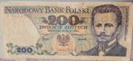 200 Zloty Polen 1976 biljet, Ophalen of Verzenden, Polen, Los biljet