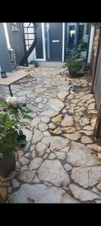 Tuintegels in Tiel, Tuin en Terras, Tegels en Klinkers, Ophalen, Gebruikt, 10 m² of meer, Beton