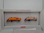 Set 2 x historische sproeiwagen met wals - Wiking 1/87, Verzenden, Zo goed als nieuw, Bus of Vrachtwagen, Wiking