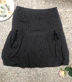 Gepofte rok grijs/wit, maat 44, Maat 42/44 (L), Ophalen of Verzenden, Zo goed als nieuw, Grijs