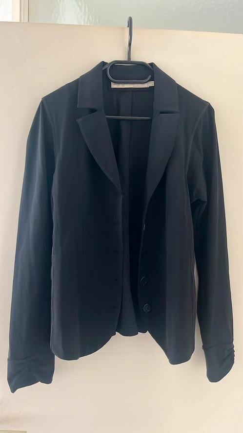 Marithé + François Girbaud zwarte blazer, Kleding | Dames, Jasjes, Kostuums en Pakken, Zo goed als nieuw, Maat 42/44 (L), Zwart