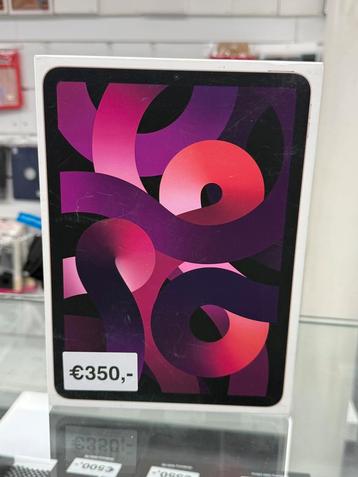 Apple iPad Air 5e generatie (2022) – 64GB – Roze beschikbaar voor biedingen
