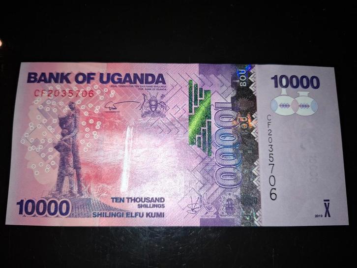 ### Uganda 10000 shilling 2019 ###, Postzegels en Munten, Bankbiljetten | Afrika, Overige landen, Ophalen of Verzenden