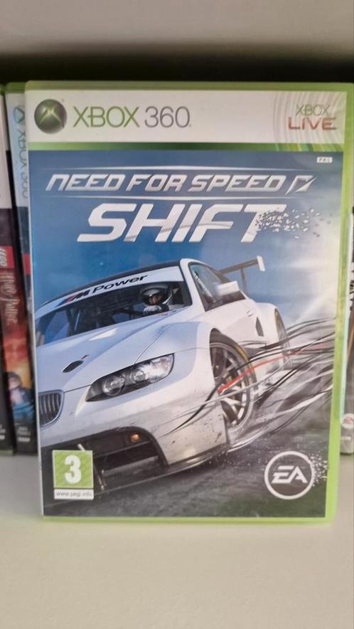XBOX360  - NFS - SHIFT, Spelcomputers en Games, Games | Xbox 360, Zo goed als nieuw, Avontuur en Actie, 1 speler, Vanaf 3 jaar