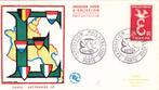 Frankrijk. FDC 1958 met Mi. 1210, Postzegels en Munten, Postzegels | Eerstedagenveloppen, Onbeschreven, Europa, Verzenden