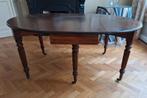 Antieke ovale (klap)eettafel, hangoor, Ophalen