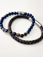 Ixxxi Men armband plus C088 armband,  sale!!!, Sieraden, Tassen en Uiterlijk, Nieuw, Leer, Ophalen of Verzenden, Bruin