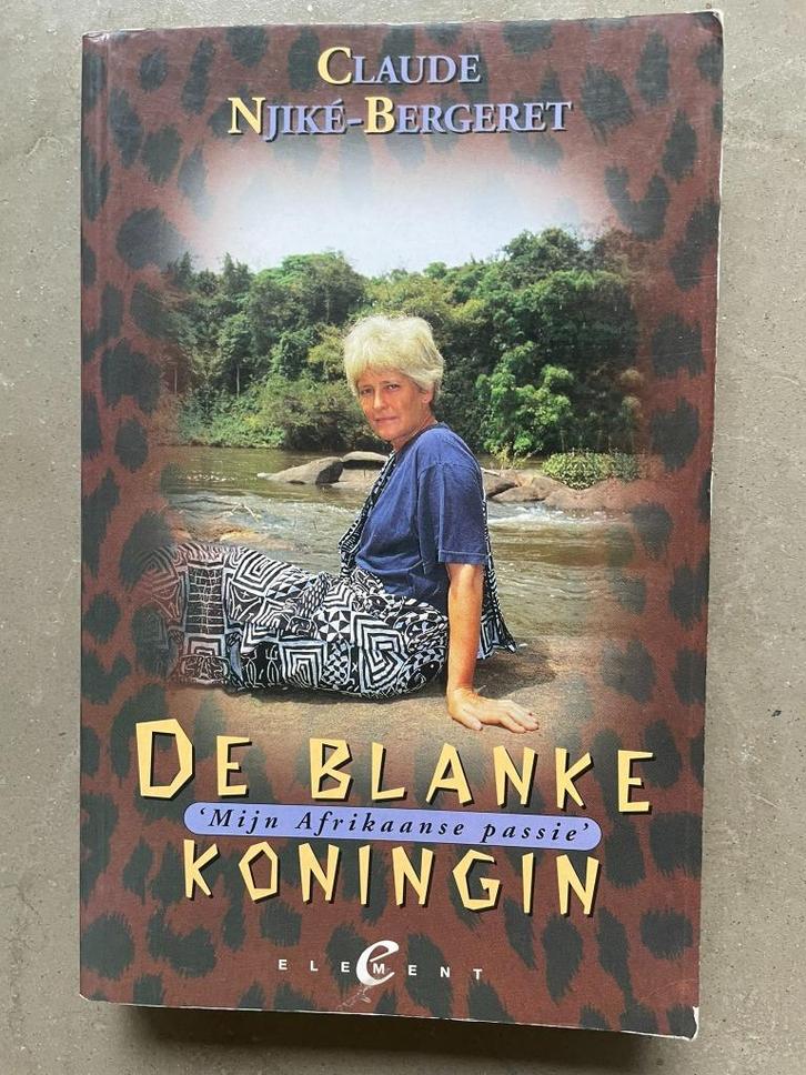 "De blanke koningin", boek van Claude Njiké-Bergeret, Boeken, Overige Boeken, Zo goed als nieuw, Ophalen of Verzenden