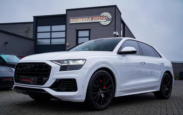Audi Q8 55 TFSI quattro Pro Line Plus | Stoelverkoeling | St, Auto's, Audi, Bedrijf, Te koop, Q8, 360° camera, 4x4, ABS, Achteruitrijcamera
