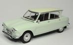Citroen Ami 6 1965 pastel groen met beige dak (1:18, Norev), Auto, Norev, Norev, Ophalen of Verzenden