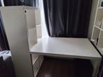 Expedit bureau IKEA (kallax kast) Wit, Ophalen, Gebruikt, Bureau