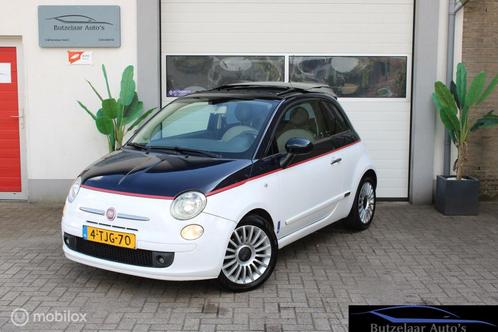 Fiat 500 0.9 TwinAir BiColore Schuifkanteldak | Spoiler, Auto's, Fiat, Bedrijf, Te koop, ABS, Airbags, Airconditioning, Alarm