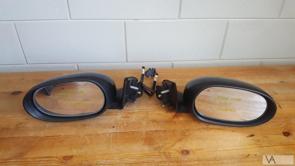 Jaguar X-type x type spiegel links bestuurder zwart 3 draads, Auto-onderdelen, Spiegels, Gebruikt, -, -, Ophalen of Verzenden