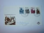 NL Nederland FDC 136 Kinderzegels 1974, Postzegels en Munten, Postzegels | Eerstedagenveloppen, Nederland, Beschreven, Verzenden