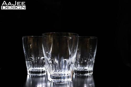 3 x Leerdam – Brioso waterglas – A.D. Copier – Kristal -1948, Antiek en Kunst, Antiek | Glas en Kristal, Ophalen of Verzenden