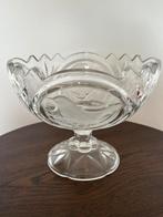 Kristallen coupe “Passereaux” – Cristal d’Arques France, Antiek en Kunst, Antiek | Glas en Kristal, Ophalen