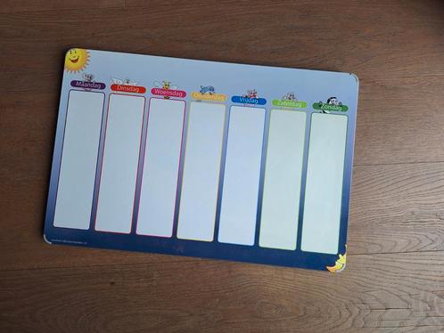 Planbord voor kinderen met magneten, Kinderen en Baby's, Overige Kinderen en Baby's, Gebruikt, Ophalen of Verzenden