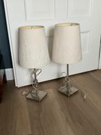Tafellamp Ikea Januari 2 st RVS, Ophalen, Zo goed als nieuw, Metaal, Minder dan 50 cm