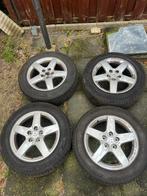Peugeot 407 OEM Velgen met Banden steek 4x108, Ophalen, Gebruikt, 16 inch, Banden en Velgen