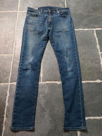 Levi's 512, Slim Fit, Tapered legs, W33 L34, blauw. Rob3334 beschikbaar voor biedingen