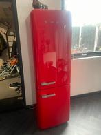 Smeg FAB32LCR5 koel-vriescombinatie Vrijstaand, 200 liter of meer, Met aparte vriezer, Zo goed als nieuw, 160 cm of meer