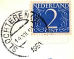 982833	Slochteren	Boerderij	1951	Gelopen met postzegel, Verzamelen, Ansichtkaarten | Nederland, Groningen, Gelopen, Ophalen of Verzenden