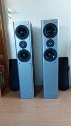 ELAC SL 100 speakers als nieuw, Audio, Tv en Foto, Luidsprekers, Zo goed als nieuw, 120 watt of meer, Front, Rear of Stereo speakers