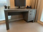 Bureau Woood Dennis Staalgrijs, Huis en Inrichting, Ophalen, Zo goed als nieuw