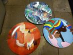 3 ( 5) porseleinen borden  Ø 30 cm KUNST OP TAFEL, Ophalen of Verzenden