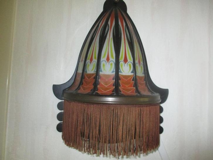 fraaie Tuschinski lamp Amsterdamse School, Antiek en Kunst, Antiek | Lampen, Ophalen