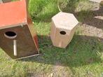 2 grote nestkasten, Dieren en Toebehoren, Vogels | Toebehoren, Ophalen of Verzenden, Zo goed als nieuw, Kooi-accessoires